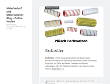 Tablet Screenshot of malerbedarf-aktuell.de